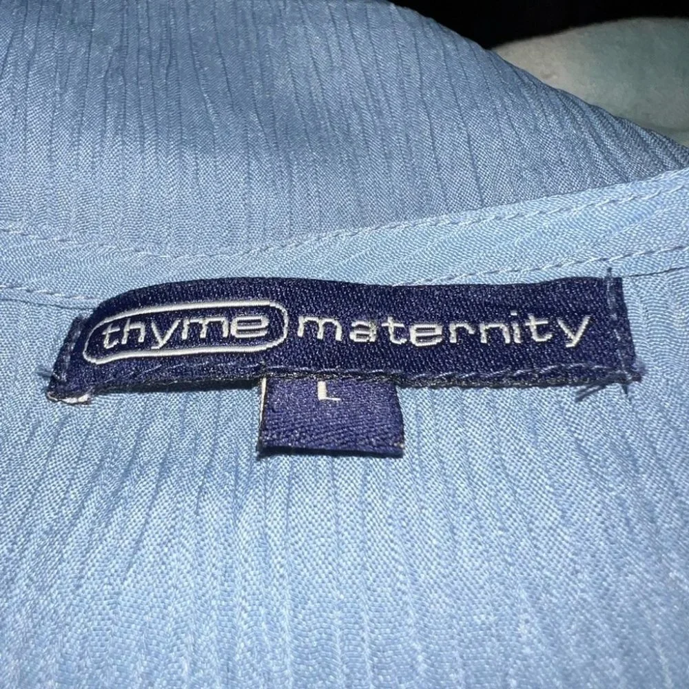 Thyme Maternity Long Sleeve Blouse - Picture 7 of 7